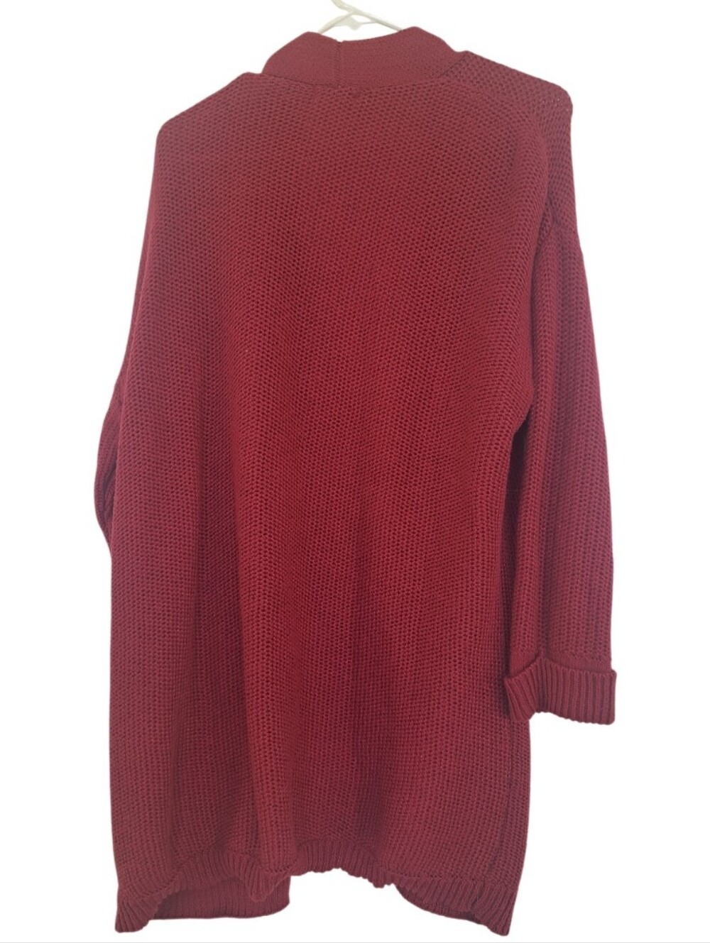 Chic Soul Open Front Ribbed Cardigan - Picture 3 of 4